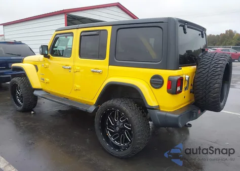 2019 Jeep Wrangler Unlimited Sahara 4X4 из США, поврежденный, VIN 1C4HJXEN4KW687108